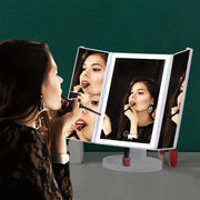 miroir de maquillage led grossissant.