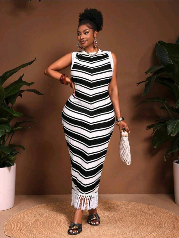 robe ébène élégance
